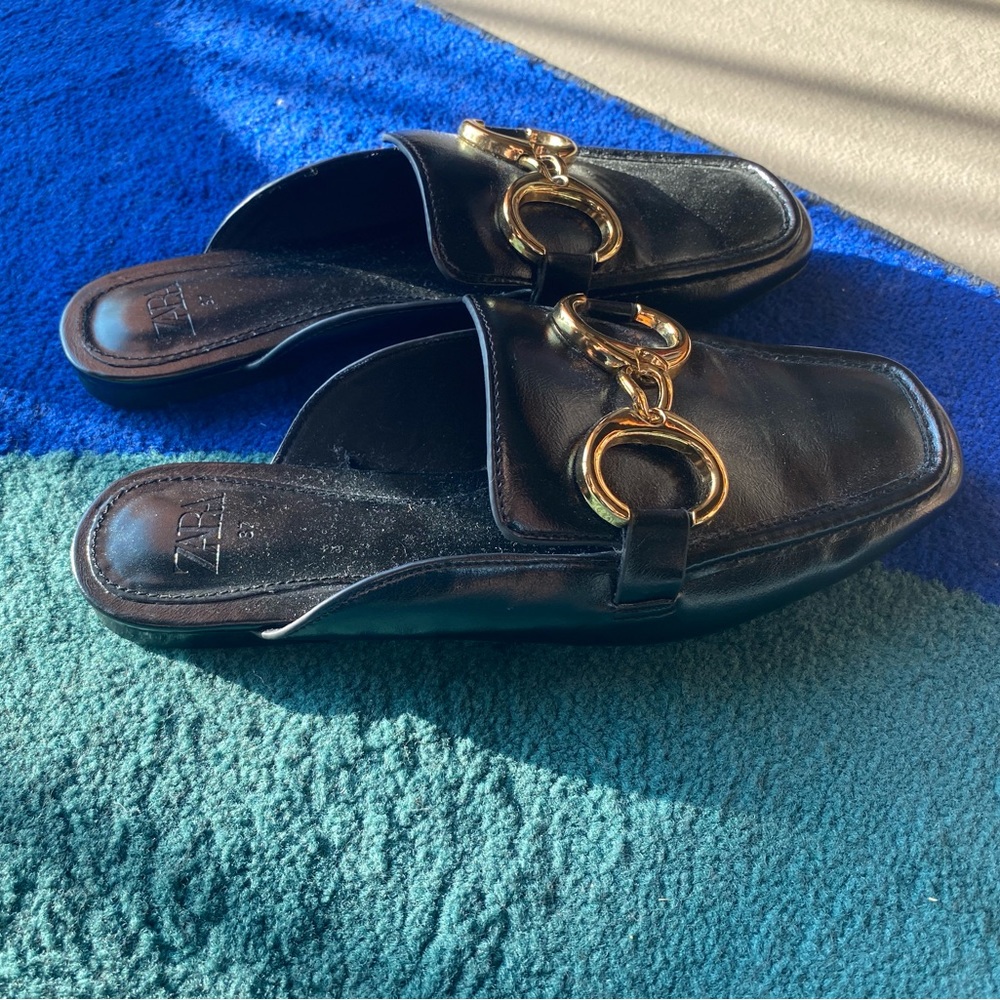 Zara Loafer Slides